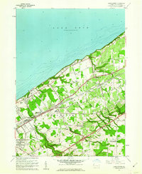 Harborcreek 1960 topographic map thumbnail