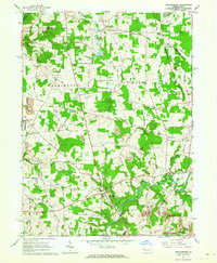 Harlansburg 1961 topographic map thumbnail