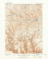 Gaines 1899 topographic map thumbnail