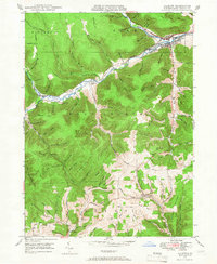 Galeton 1947 topographic map thumbnail