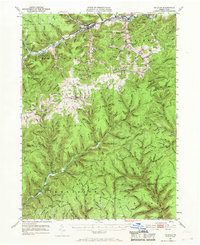 Galeton 1947 topographic map thumbnail