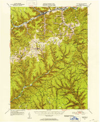 Galeton 1947 topographic map thumbnail