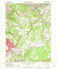 Geistown 1964 topographic map thumbnail