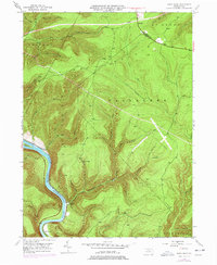 Glen Union 1946 topographic map thumbnail