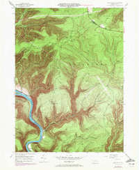 Glen Union 1946 topographic map thumbnail