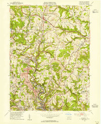 Glenshaw 1953 topographic map thumbnail