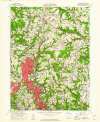 Glenshaw 1960 topographic map thumbnail
