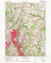 Glenshaw 1960 topographic map thumbnail