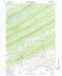 Grantville 1969 topographic map thumbnail