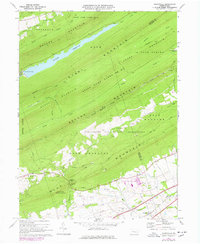 Grantville 1969 topographic map thumbnail