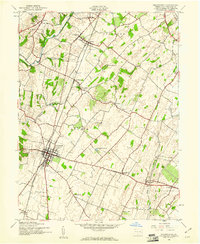 Greencastle 1944 topographic map thumbnail