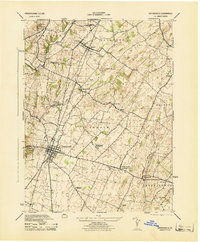 Greencastle 1944 topographic map thumbnail