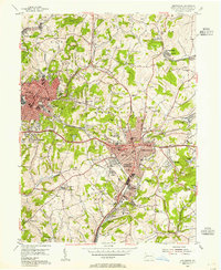 Greensburg 1954 topographic map preview