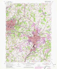 Greensburg 1954 topographic map preview