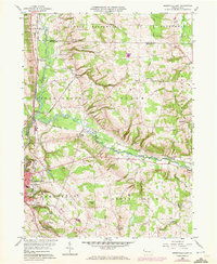 Greensville East 1958 topographic map thumbnail