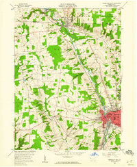 Greensville West topographic map thumbnail