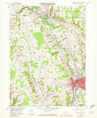 Greensville West 1958 topographic map thumbnail