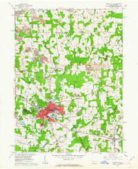 Grove City 1961 topographic map thumbnail