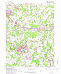 Grove City 1961 topographic map thumbnail