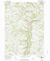 Gillett 1954 topographic map thumbnail