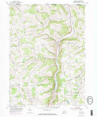 Gillett 1954 topographic map thumbnail