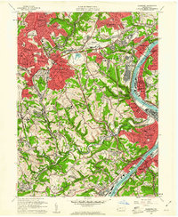 Glassport 1960 topographic map thumbnail