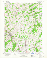 Glen Rock 1954 topographic map thumbnail