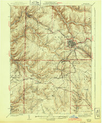 Kane 1939 topographic map thumbnail