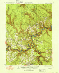 Karthaus 1929 topographic map thumbnail