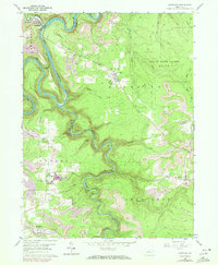 Karthaus 1959 topographic map thumbnail