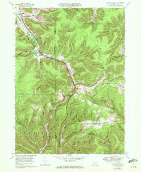 Keating Summit 1948 topographic map preview