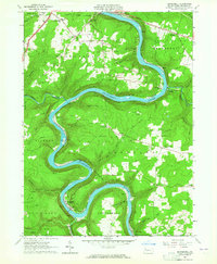 Kennerdell 1963 topographic map thumbnail