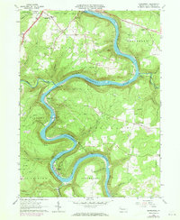 Kennerdell 1963 topographic map thumbnail