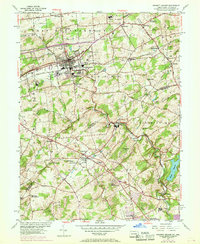 Kennett Square 1954 topographic map thumbnail