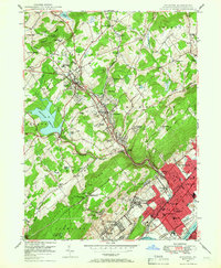 Kingston 1946 topographic map thumbnail