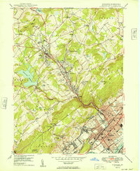 Kingston 1949 topographic map thumbnail