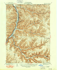 Kinzua 1941 topographic map thumbnail