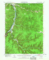 Kinzua topographic map thumbnail