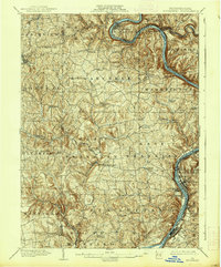 Kittanning 1902 topographic map thumbnail