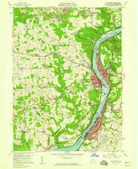 Kittanning 1958 topographic map thumbnail