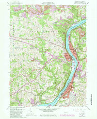 Kittanning 1958 topographic map thumbnail