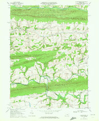 Klingerstown 1969 topographic map thumbnail