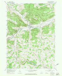 Knoxville 1954 topographic map thumbnail
