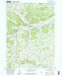 Knoxville 1954 topographic map thumbnail