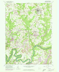 Knox 1963 topographic map thumbnail