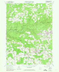 Kossuth 1963 topographic map preview