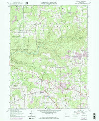 Kossuth 1963 topographic map thumbnail