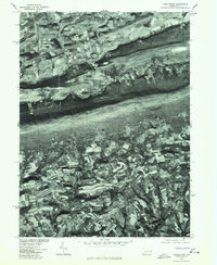 Kunkletown 1976 topographic map thumbnail