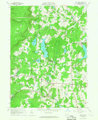 Lake Ariel 1966 topographic map thumbnail