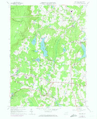 Lake Ariel 1966 topographic map thumbnail